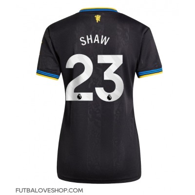 Dres Manchester United Luke Shaw #23 Tretina pre Ženy 2025-26 Krátky Rukáv Dres Manchester United Luke Shaw #23 Tretina pre Ženy 2025-26 Krátky Rukáv